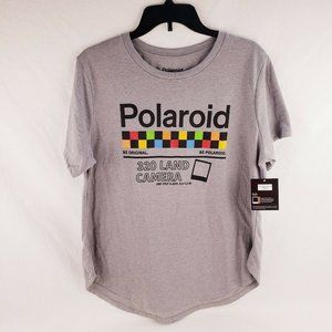 Polaroid Lightweight Gray T-shirt Women's Juniors XXXL New